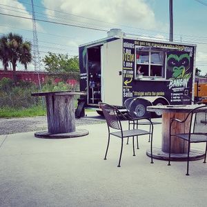 food truck at Bangin' Vegan Eats in Charleston