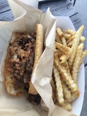 Chz steak  at Bangin' Vegan Eats in Charleston