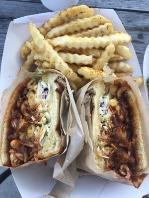 Bbq sandwich  at Bangin' Vegan Eats in Charleston