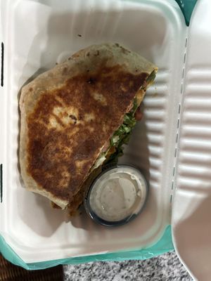 Crunchwrap   at Bangin' Vegan Eats in Charleston