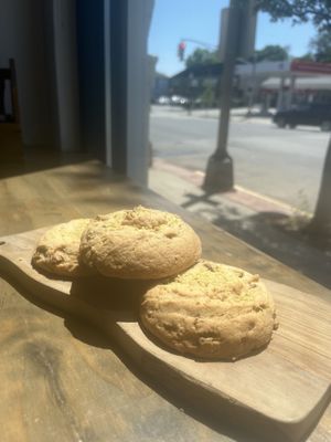 Vegan pistachio cookies  at Blue Hippo Coffee Co in Verona