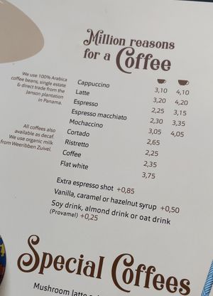 plant milk options at Bagels & Beans - Raadhuisstraat in Amsterdam