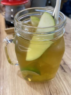 Green apple mojito iced tea  at Sofia 素菲亞 in Kowloon