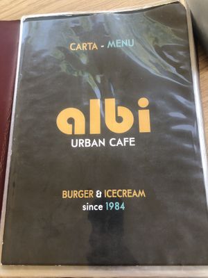 Vegan page is inside this Menu ☝️ at Albi in Nerja