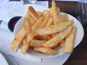 Vegan chips  at Urban Alley Brewery in Docklands