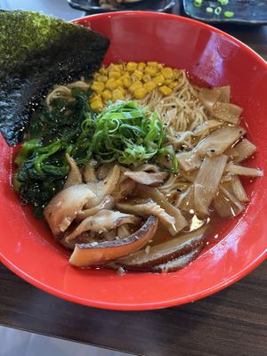 Vegan Shoyu Ramen  at Noods Ramen Bar in Honolulu