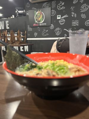 So yum!  at Noods Ramen Bar in Honolulu