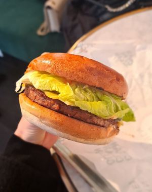Cheat n' Clean burger at Clean Kitchen Club - Camden in London
