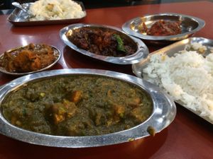 all together with 1 water for 37myr (10sgd/8eur) at Sri Ananda Bahwan (Pure Vegetarian) - Georgetown in Penang