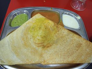 Masala dosa at Sri Ananda Bahwan (Pure Vegetarian) - Georgetown in Penang