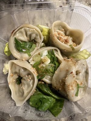 Vegan dumplings   at Sweet Rice in Chicago