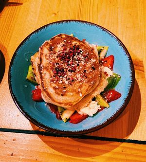 Vegan pancakes   at Feel Green in Split