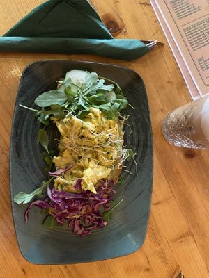 Avocado toast without salmon  at Feel Green in Split