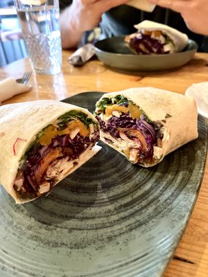 Vegan tofu wrap  at Feel Green in Split