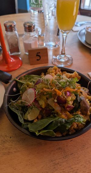 Vegan hash   at Ju Ju's Cafe in Birmingham