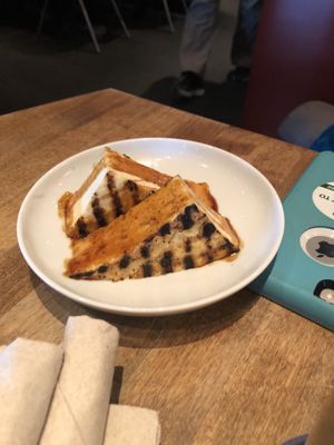 Grilled tofu for the modern bowl, was OK, I'd prefer a pressed and firmer tofu personally  at Cactus Club in Saskatoon