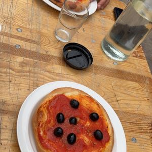 Vegan pizza  at Lupo Caffe Italiano in Manchester