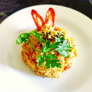 Hanoi scrambled eggs (Trung Bac)  at Peanuts in Hoi An