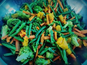 Steamed vegetables  at Peanuts in Hoi An