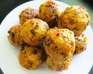 Tofu balls  at Peanuts in Hoi An