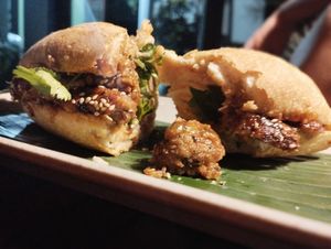 Best sourdough banh mi at Peanuts in Hoi An