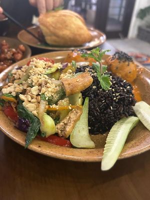 Tofu balls - so good  at Peanuts in Hoi An