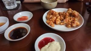 Vegan chicken popcorn at Peanuts in Hoi An