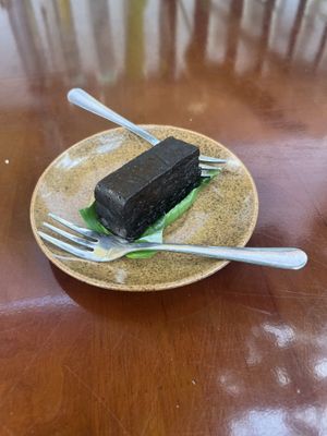 Vegan brownie (small) for 20k  at Peanuts in Hoi An