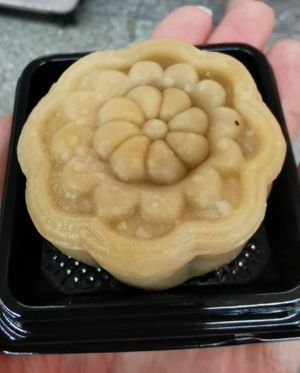 baked moon cake #Veganuary at Peanuts in Hoi An