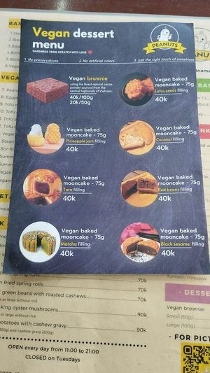 They have mooncakes!  But they said better pre-order them. at Peanuts in Hoi An