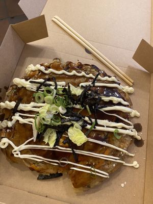 Okonomiyaki at Také in Ghent
