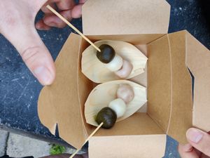 Dango at Také in Ghent