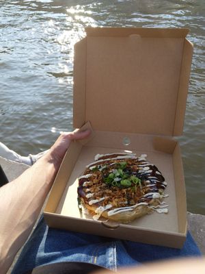 okonomiyaki at Také in Ghent