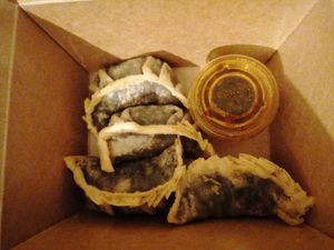 Gyoza at Také in Ghent