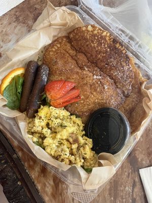 Pancake platter  at Gregory's Atlanta in Marietta