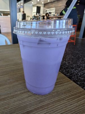 Ube Horchata at understory in Oakland