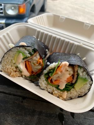 Sushi BURRITO at Moksha in Rincon