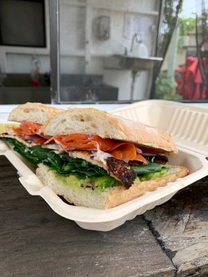 Tofu Banh Mi at Moksha in Rincon