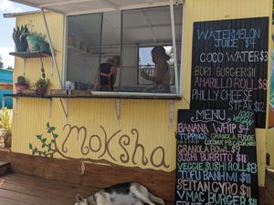 Very cute stand! at Moksha in Rincon