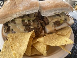 Philly Cheese Steak  at Moksha in Rincon