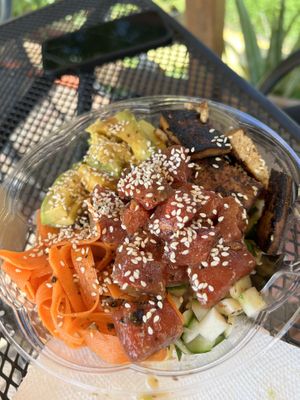 Poke bowl  at Moksha in Rincon