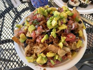 Nachos  at Moksha in Rincon