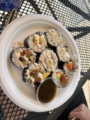 Sushi  at Moksha in Rincon