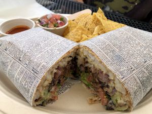 Burrito = Rico  at Moksha in Rincon