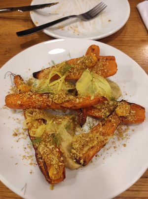 Zanahorias / Carrots at Orburu Taberna in San Sebastian