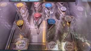 And some vegan cheesecakes as well at Dodah's Kitchen - Mount Rainier in Mount Rainier