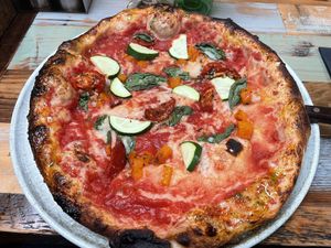 Pizza planta vegan   at Planta Cafe & Eatery in Elgin