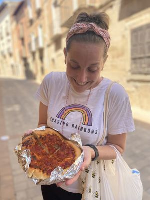 The pizza was super!  at Romeo Panaderia in Navarra