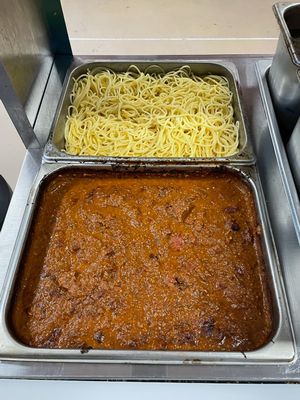 Pecan meat spaghetti and noddles at Meals that Heal in Jackson
