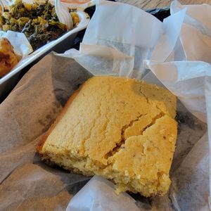 Spelt Cornbread at Meals that Heal in Jackson